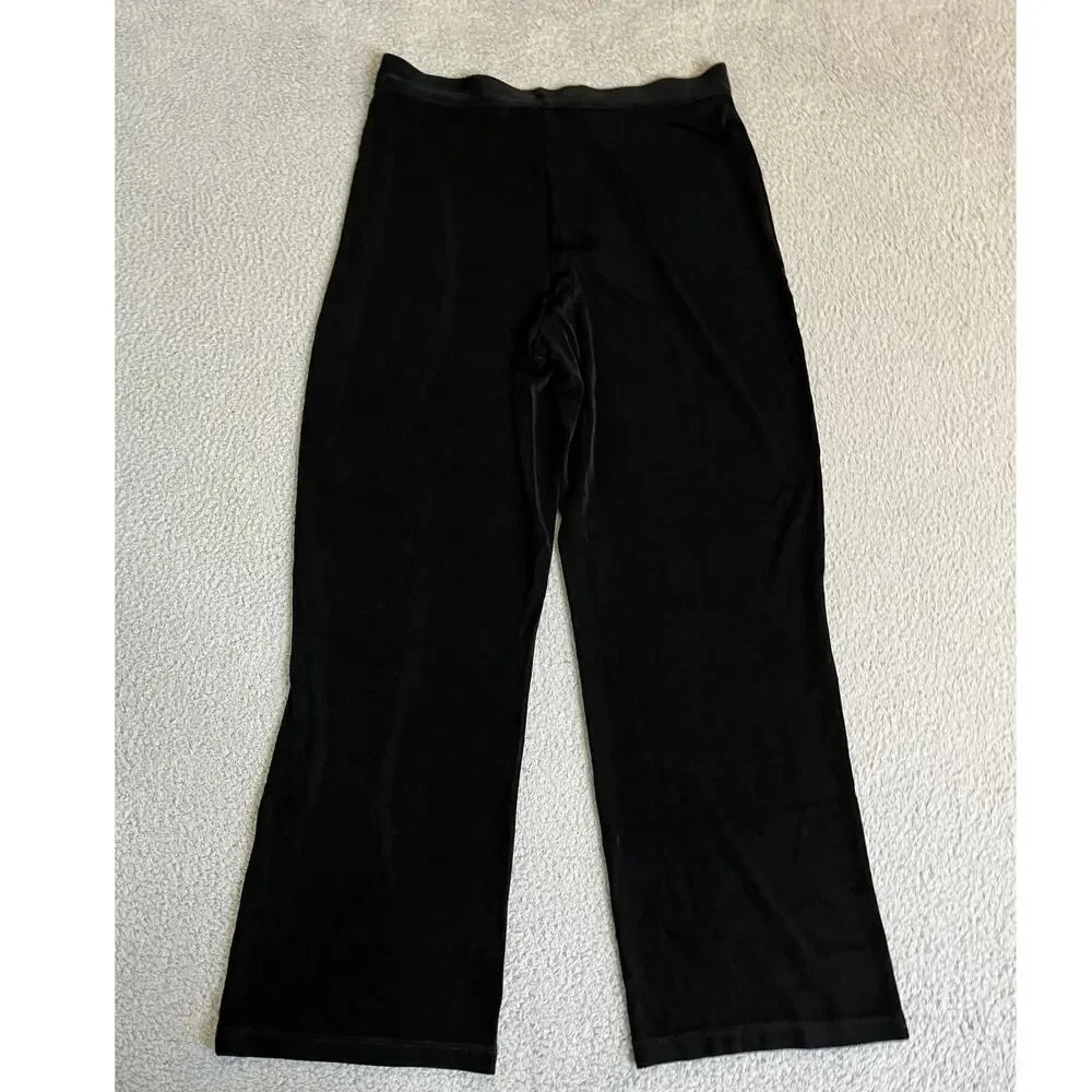 Chicos Traveler Pants Medium Short 1.5 Zip Up Ankle Slinky Stretch High Rise - Picture 6 of 13